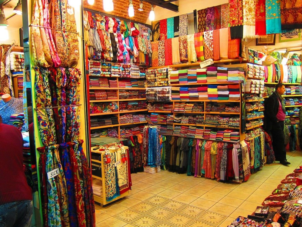 market, gran bazar, colors, Clothing Manufacturers in Turkey