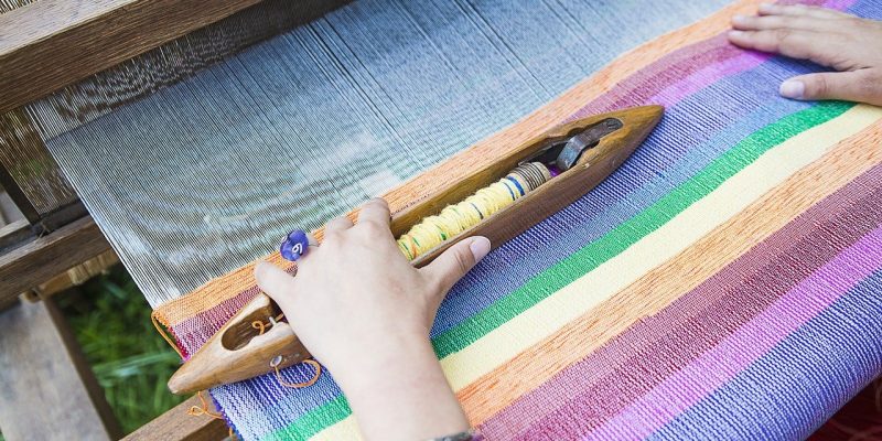 Pakistan Clothing weaving loom, weaving, traditional